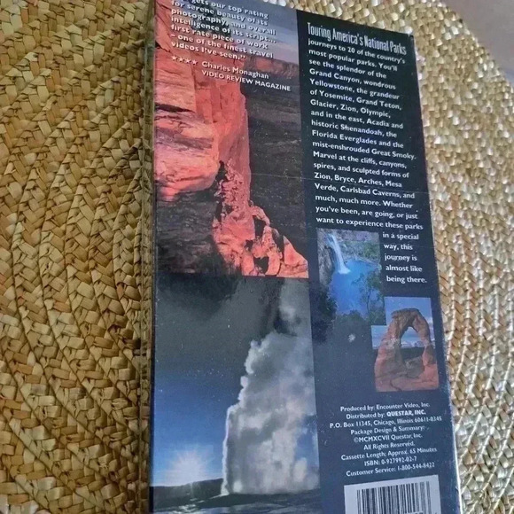 Vhs AMERICA'S NATIONAL PARKS VIDEO COLLECTION TOURING BY QUESTAR - Picture 5 of 5